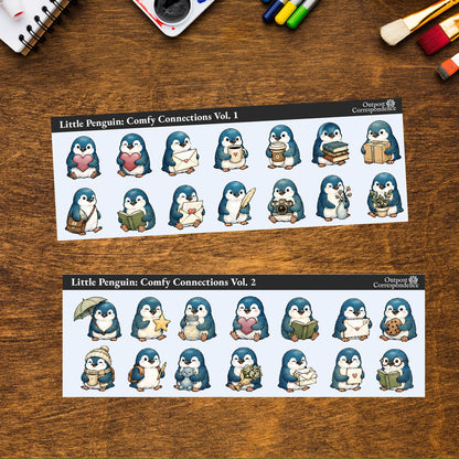 Little Penguin Sticker Sheets (Vol. 1 & Vol. 2)