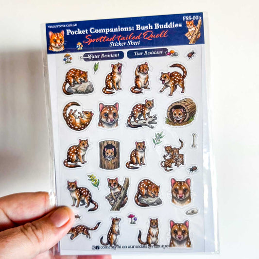 Spotted tailed Quoll Sticker Sheet