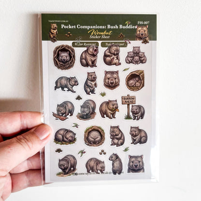 Premium Wombat Sticker Sheet